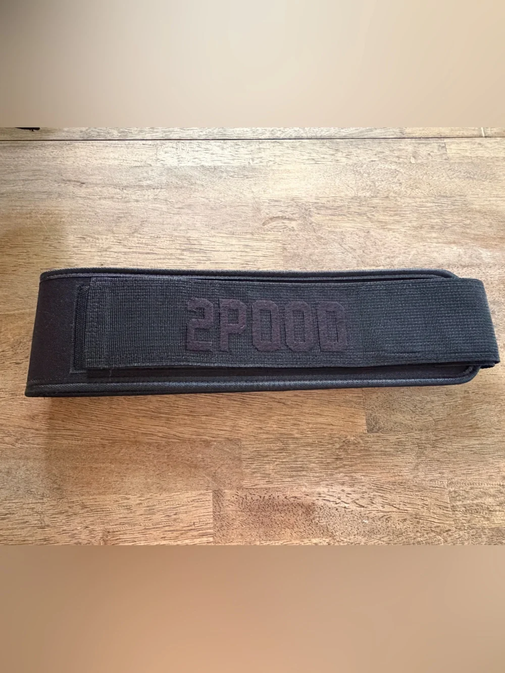 2POOD Black Weightlifting Belt - Picture 1 of 3